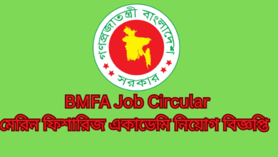 BMFA Job Circular 2024 | মেরিন ফিশারিজ একাডেমি নিয়োগ বিজ্ঞপ্তি 2024।