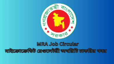 MRA Job Circular 2024।মাইক্রোক্রেডিট রেগুলেটরী অথরিটি চাকরির খবর